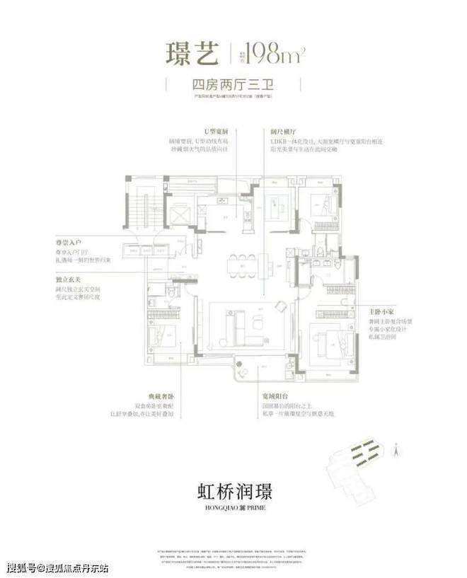 华润虹桥润璟-户型配套-2024最新房价ayx爱游戏app『华润虹桥润璟』网站-(图29)